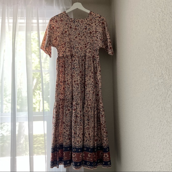 Christy Dawn Theo Dress in Sand Anemone Vine (Petites) - Picture 3 of 8